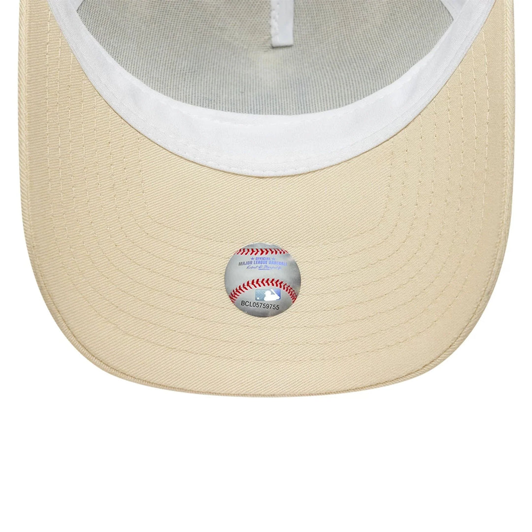 New Era MLB Floral 9Forty A-Frame Trucker Cap LA Dodgers light beige - Shop-Tetuan