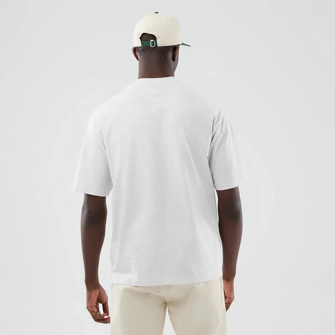 New Era MLB Arch Graphic NY Yankees Oversized Tee pastel grey