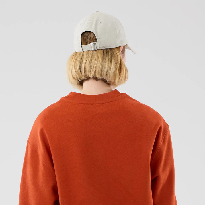 New Era MLB Arch NY Yankees Oversized Crewneck graphic orange