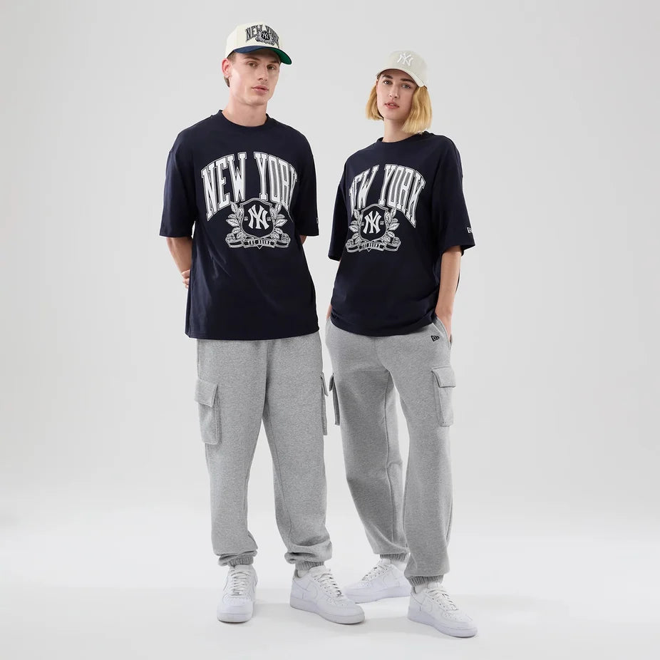 New Era MLB Arch Graphic NY Yankees Oversized Tee navy