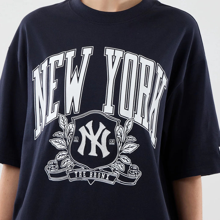 New Era MLB Arch Graphic NY Yankees Oversized Tee navy