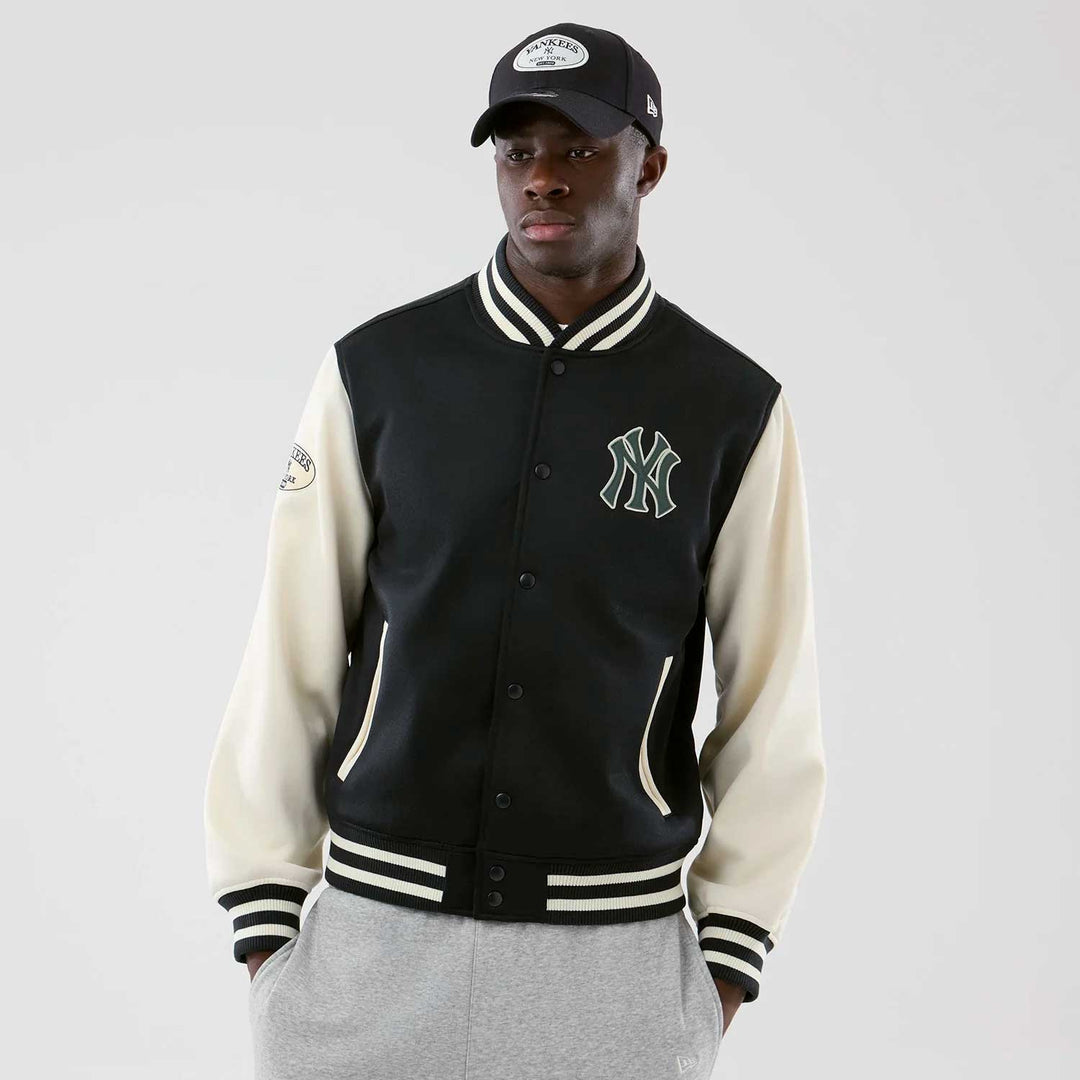 New Era MLB Jersey Bomber Jacket NY Yankees black