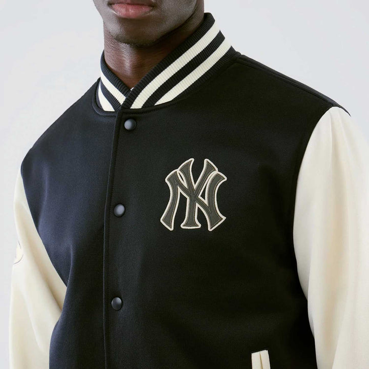 New Era MLB Jersey Bomber Jacket NY Yankees black
