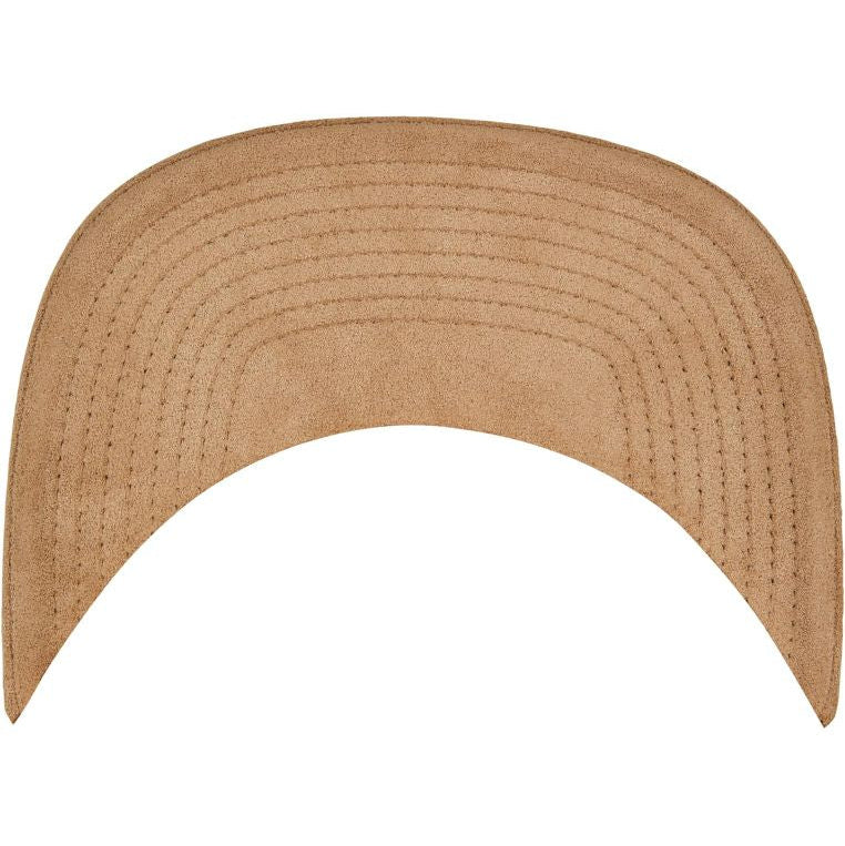 Flexfit Suede Leather Snapback khaki - Shop-Tetuan