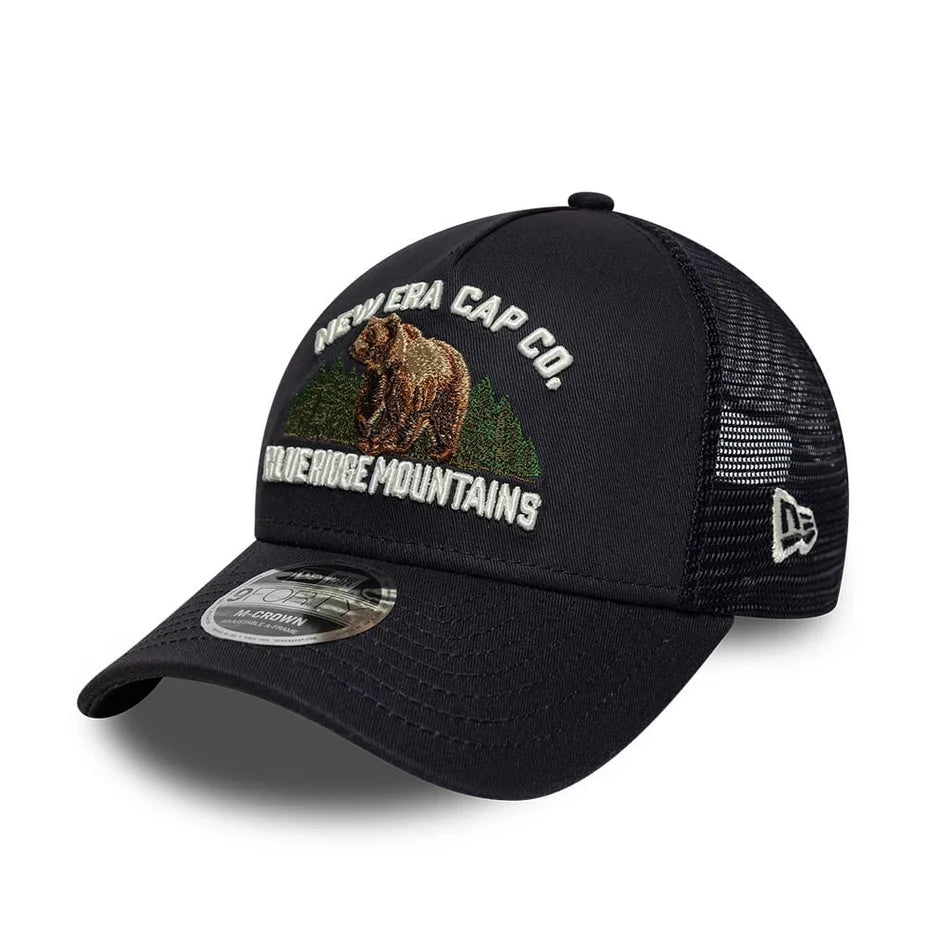 New Era Graphic 9Forty M-Crown A-Frame Trucker navy