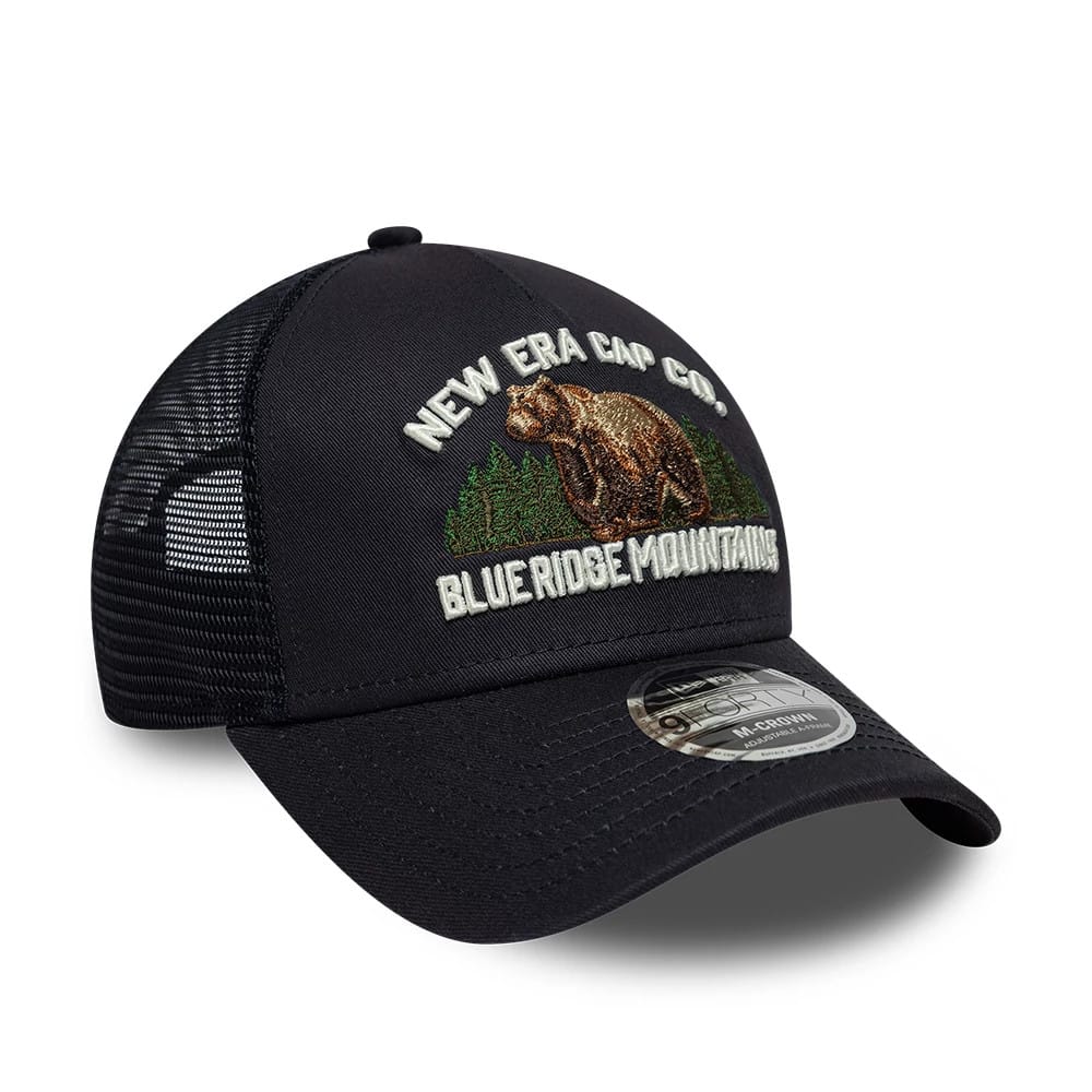 New Era Graphic 9Forty M-Crown A-Frame Trucker navy