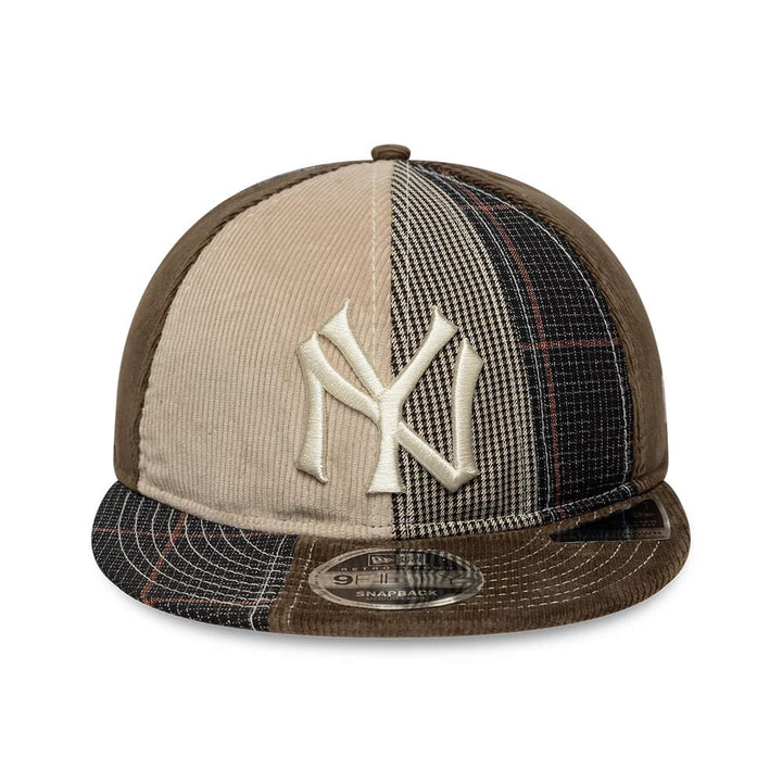 New Era MLB Patchwork Retro Crown 9Fifty NY Yankees dark brown