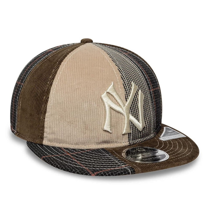 New Era MLB Patchwork Retro Crown 9Fifty NY Yankees dark brown