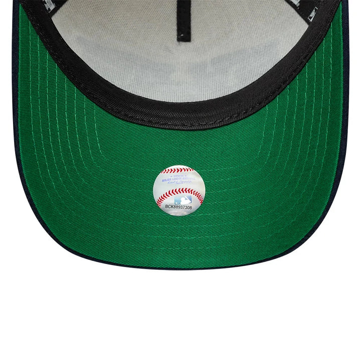 New Era MLB Wordmark Suede 9Forty E-Frame NY Yankees cream/navy