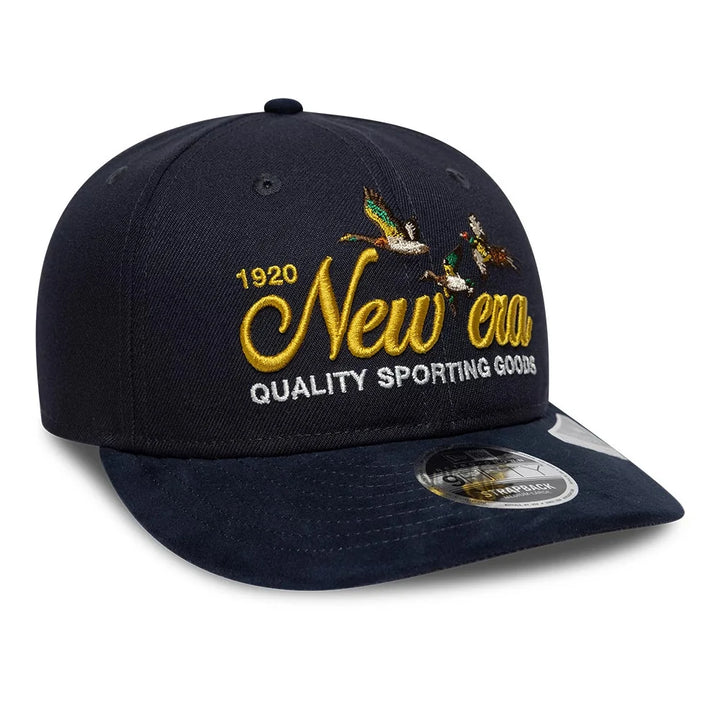 New Era Retro Crown 9Fifty suede navy