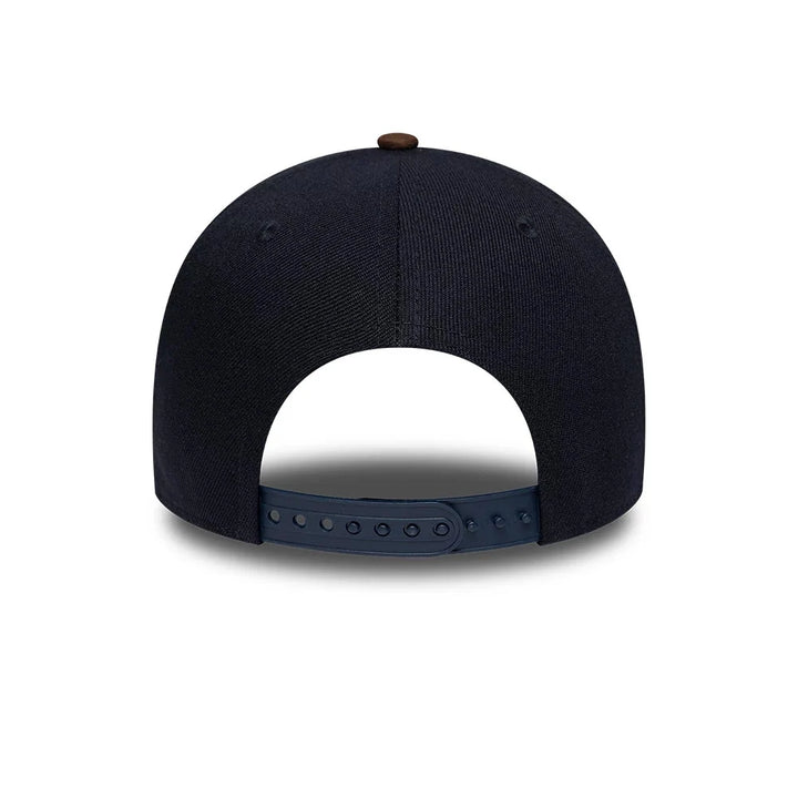New Era MLB Suede Visor 9Forty E-Frame D Tigers navy/brown