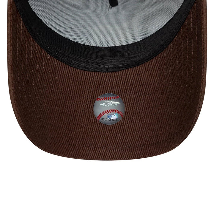 New Era MLB Suede Visor 9Forty E-Frame D Tigers navy/brown