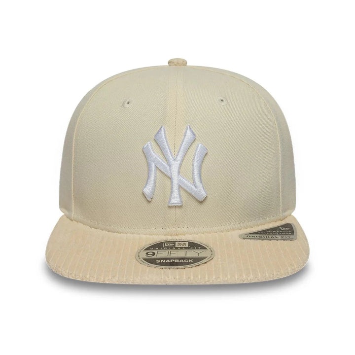 New Era MLB Cord Visor 9 Fifty NY Yankees beige