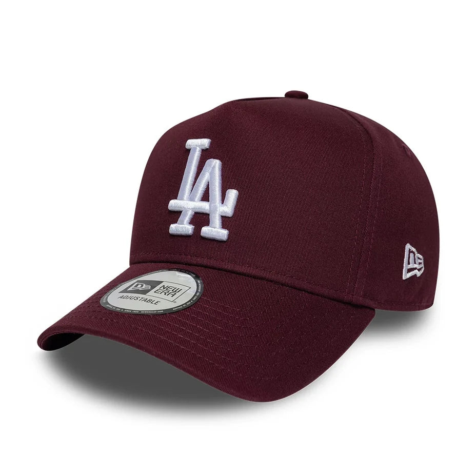 New Era MLB League Essential 9Forty E-Frame LA Dodgers maroon - Shop-Tetuan