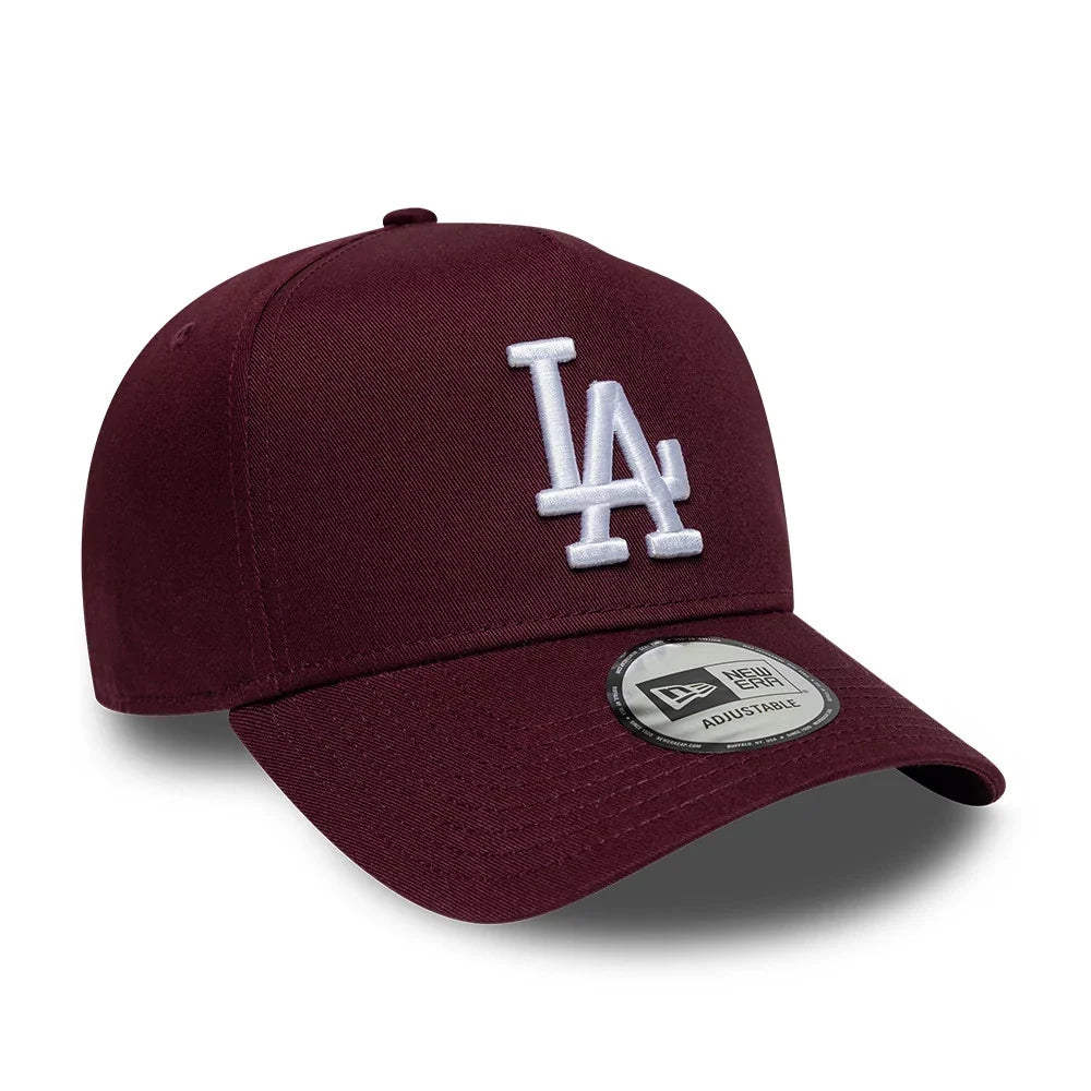 New Era MLB League Essential 9Forty E-Frame LA Dodgers maroon - Shop-Tetuan
