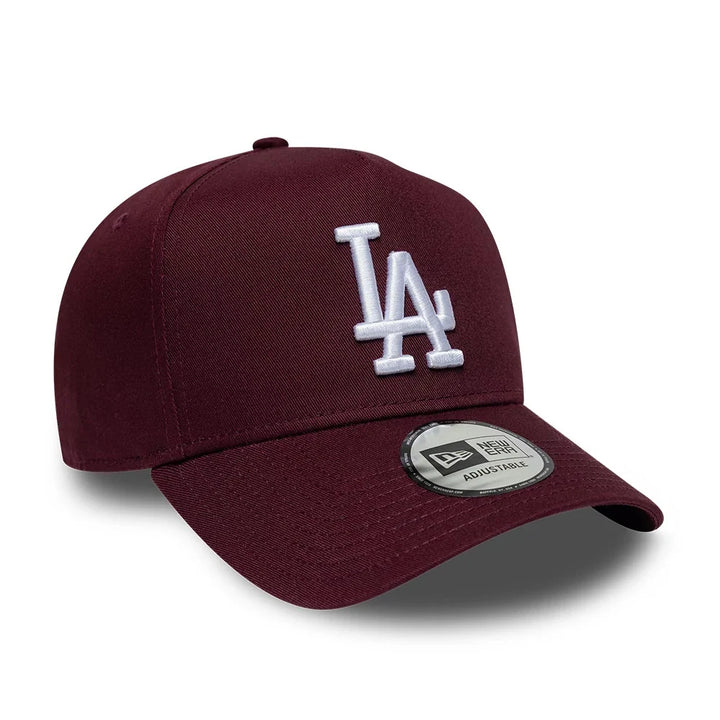 New Era MLB League Essential 9Forty E-Frame LA Dodgers maroon - Shop-Tetuan