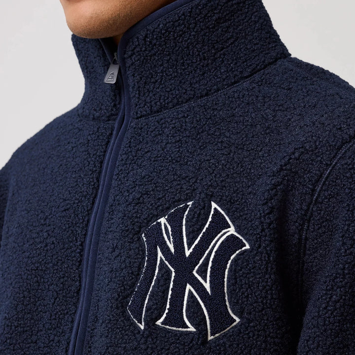 New Era MLB Sherpa Jacket NY Yankkes navy