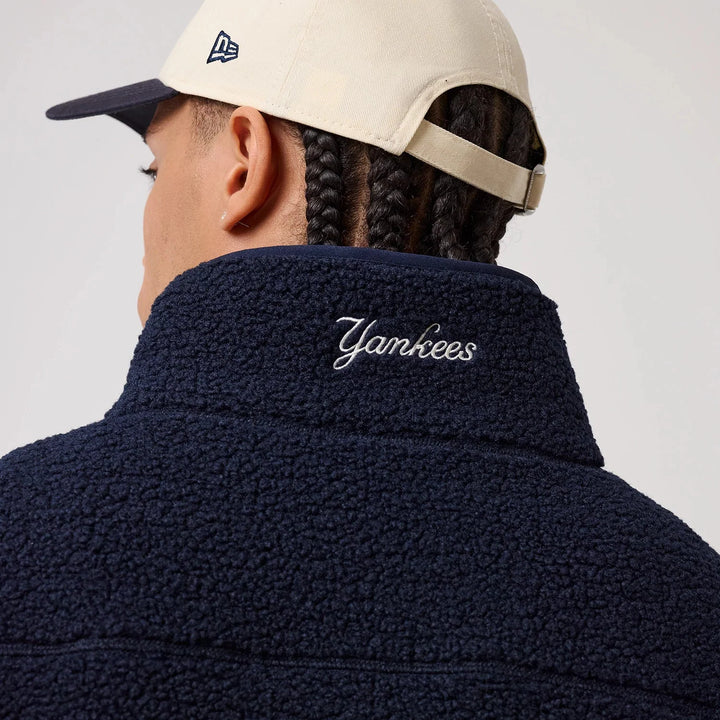 New Era MLB Sherpa Jacket NY Yankkes navy