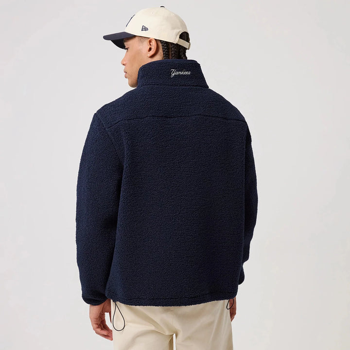 New Era MLB Sherpa Jacket NY Yankkes navy