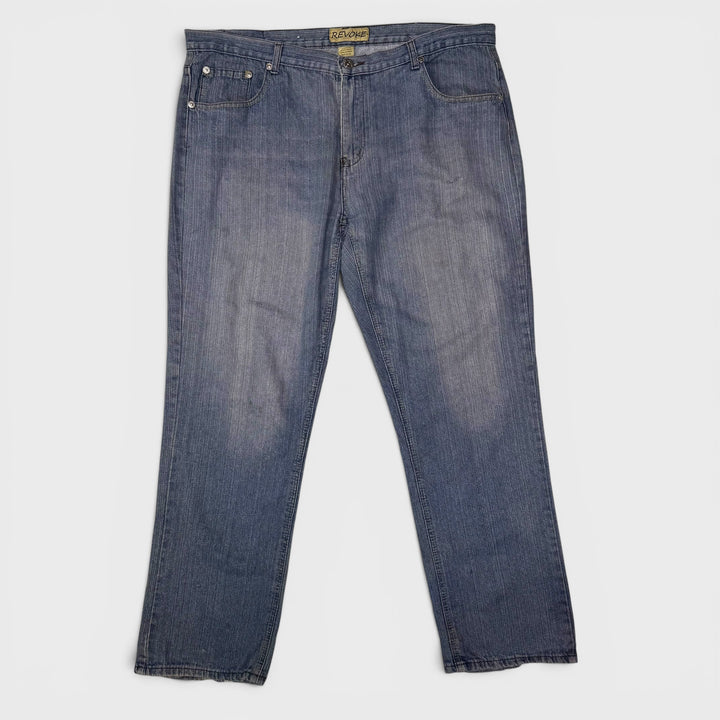 Revoke Y2K Baggy jeans denim blue w42xl32 - Shop-Tetuan