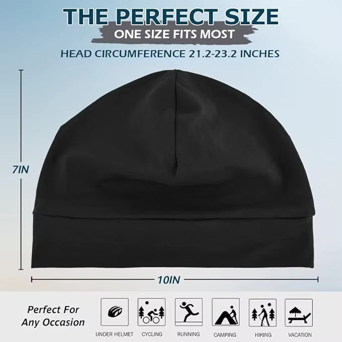 Cotton Skull Cap charcoal