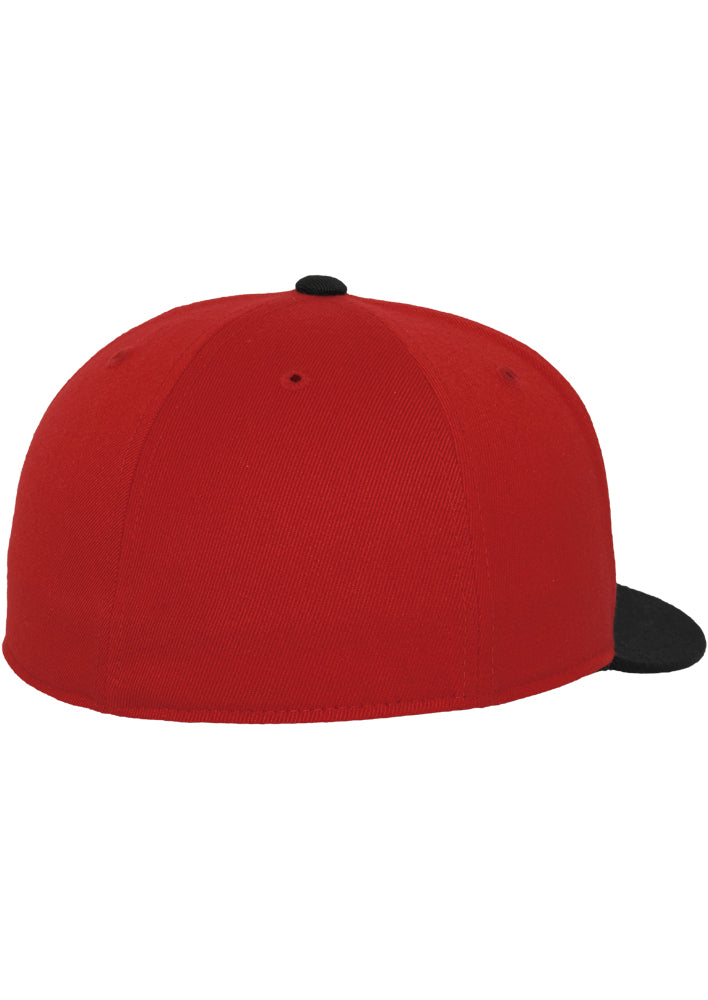 Premium 210 fitted cap 2-tone red/blk - Shop-Tetuan