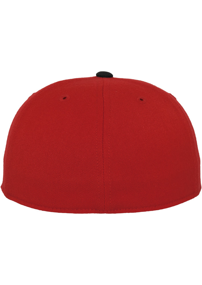Premium 210 fitted cap 2-tone red/blk - Shop-Tetuan