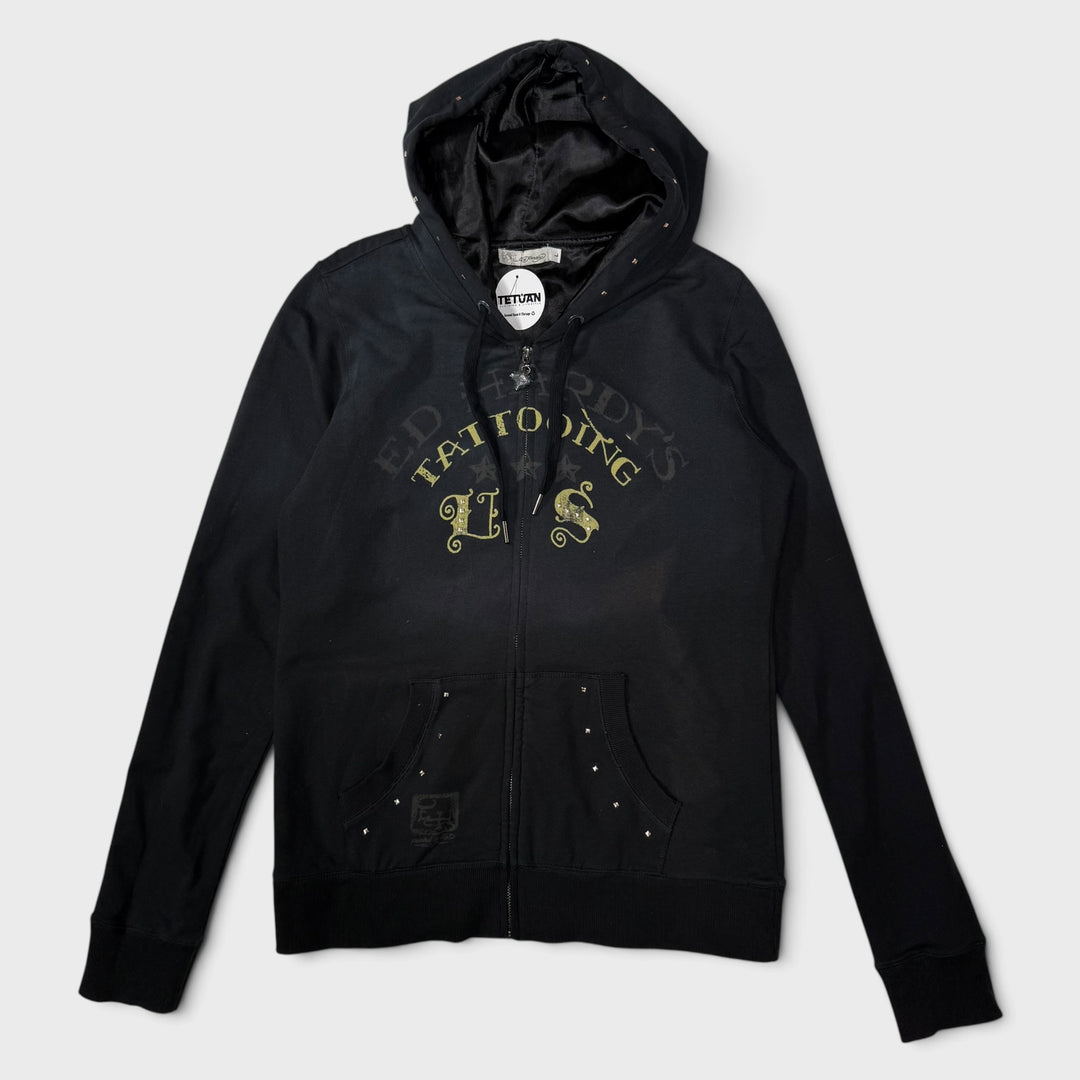 Ed Hardy Vintage Tattooing Hoody black L