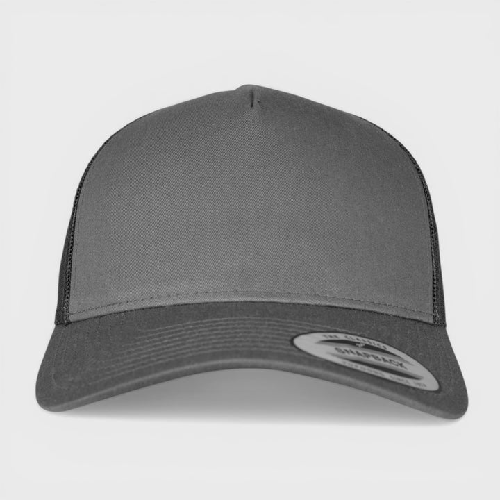 The Classics Yupoong 5-panel Retro Trucker cap charcoal - Shop-Tetuan