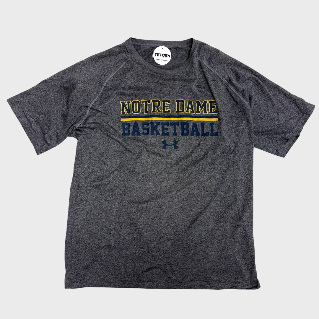 Under Armour Notre Dame Basketball tee charcoal 2XL - Shop-Tetuan