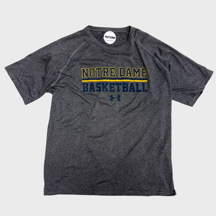 Under Armour Notre Dame Basketball tee charcoal 2XL - Shop-Tetuan