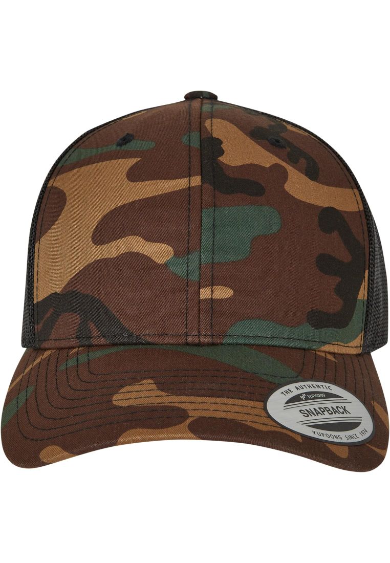 The Classics Yupoong Retro trucker cap camo/black - Shop-Tetuan