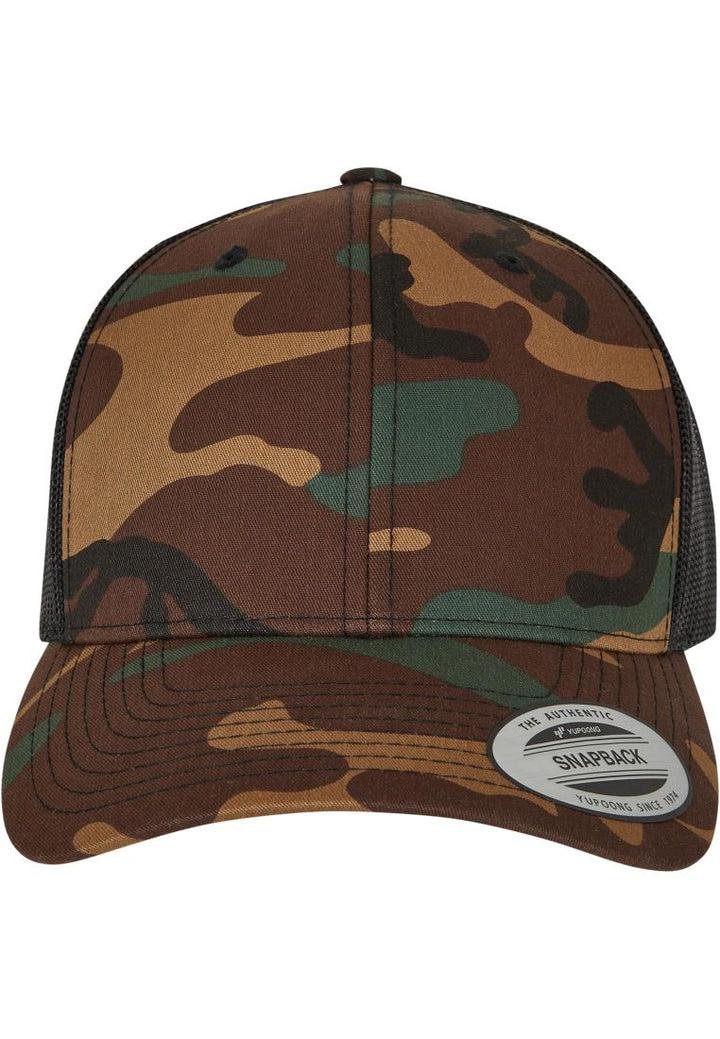 The Classics Yupoong Retro trucker cap camo/black - Shop-Tetuan
