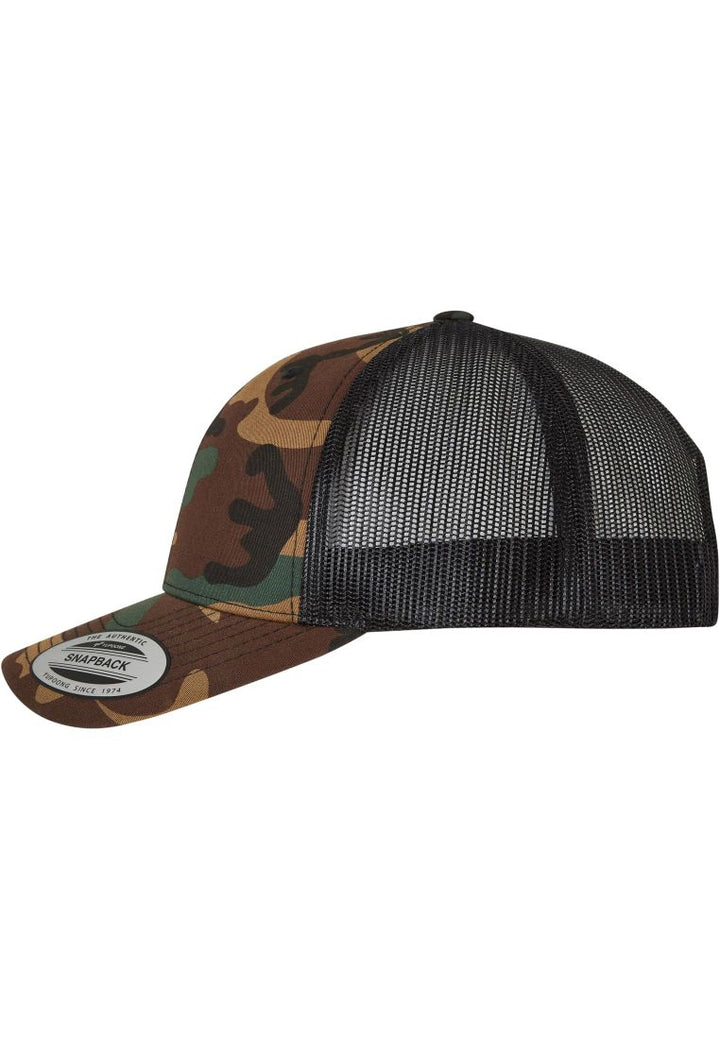 The Classics Yupoong Retro trucker cap camo/black - Shop-Tetuan
