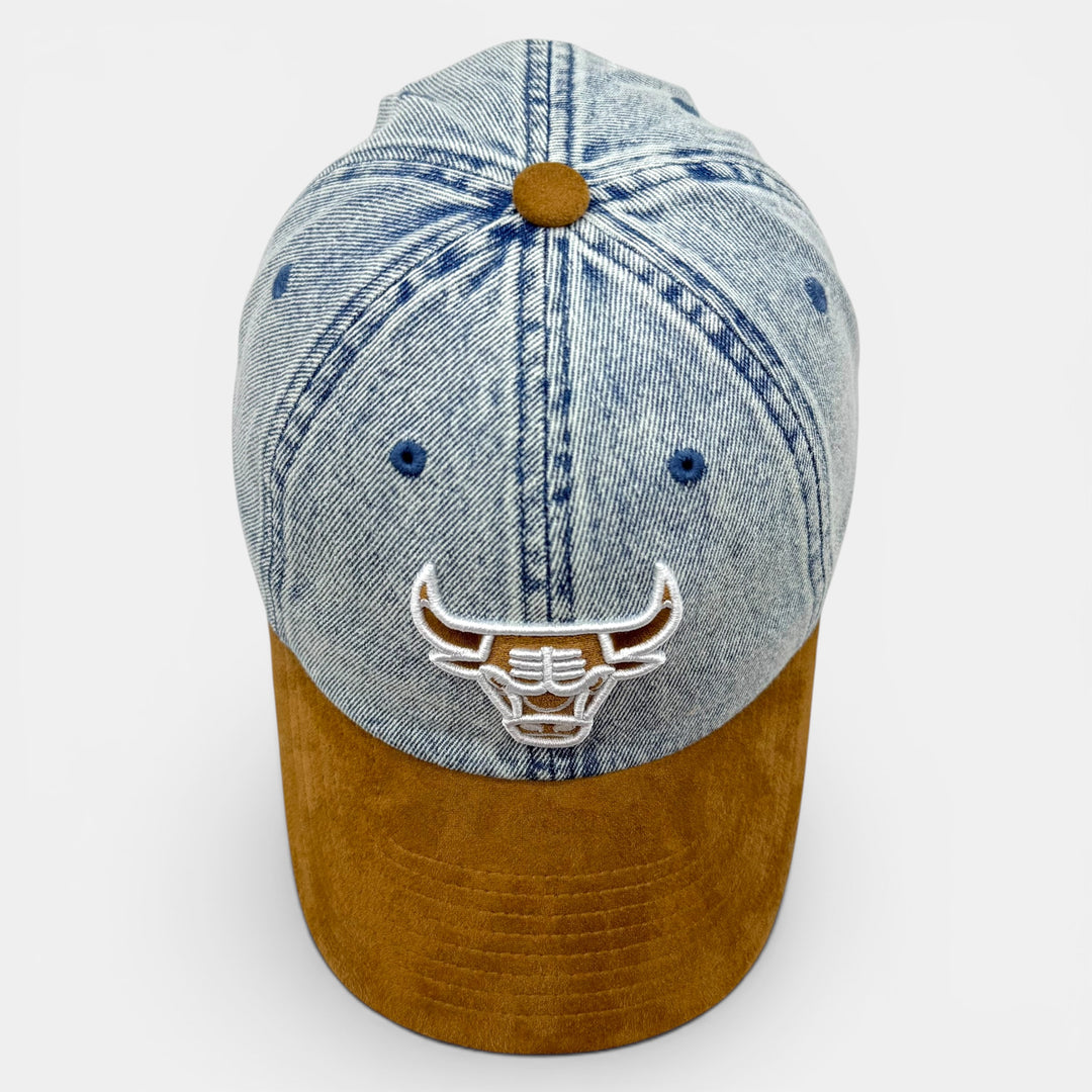 Mitchell &amp; Ness NBA Den Suede Strapback HWC C Bulls blue