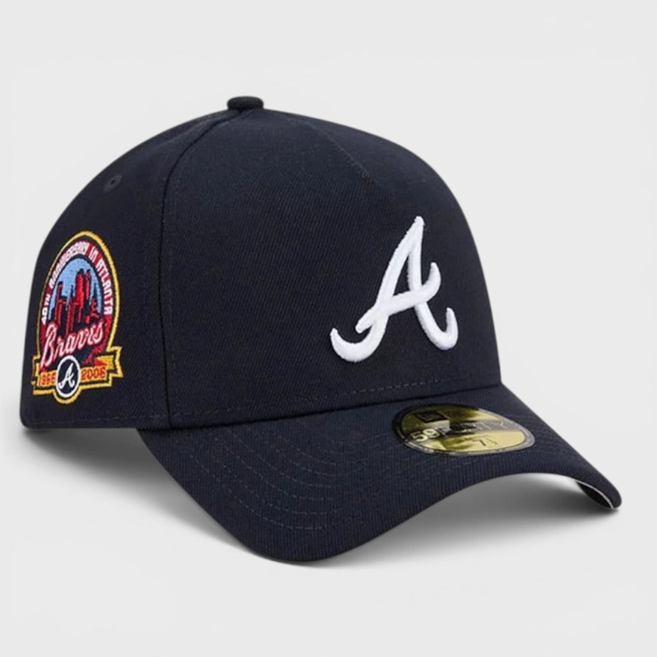 New Era MLB Team Side 59Forty A-Frame A Braves navy