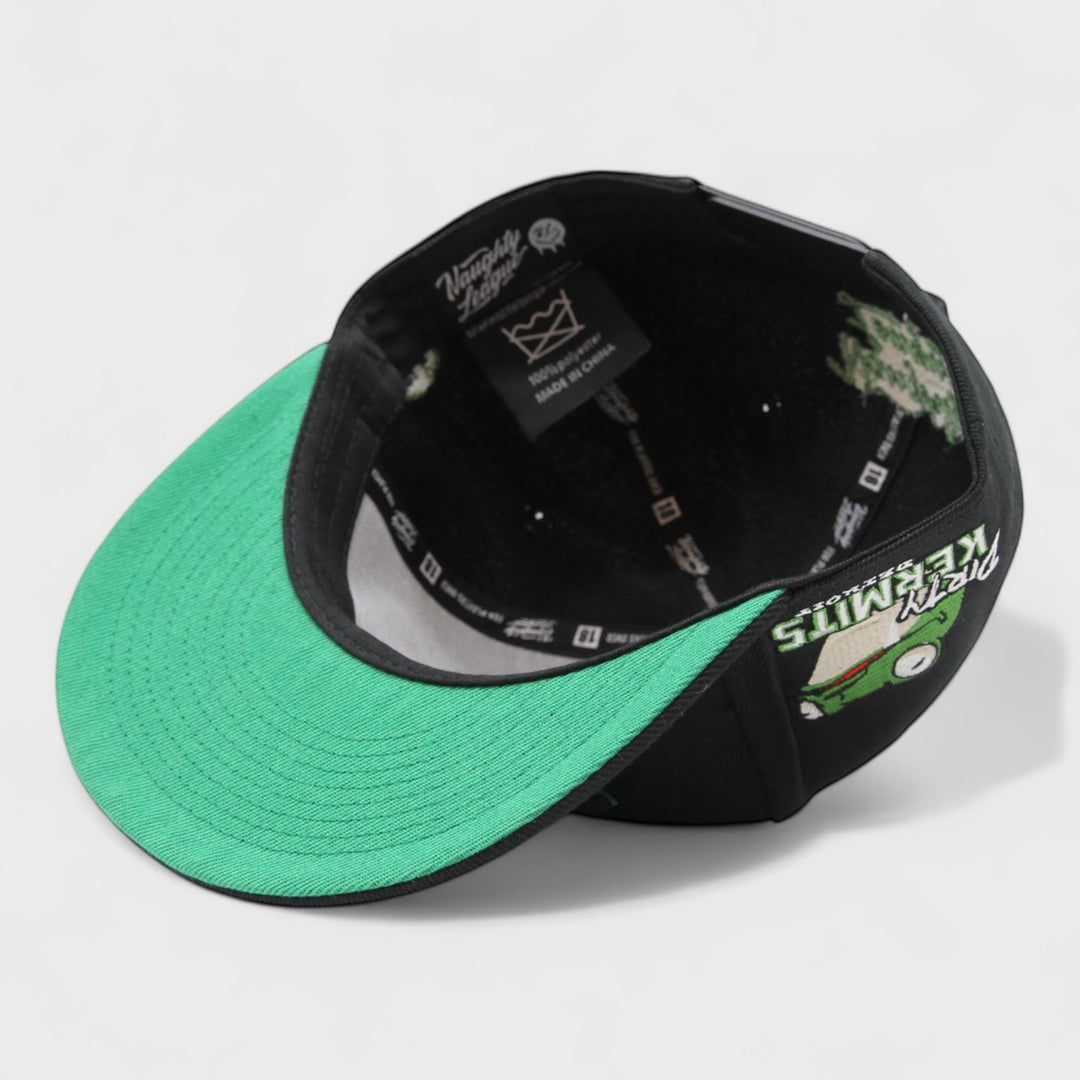 Naughty League Detroit Dirty Kermits Snapback black - Shop-Tetuan