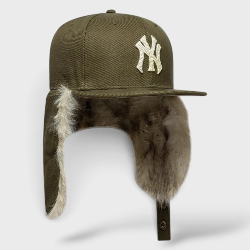 New Era MLB Cotton Canvas Dogear 59Fifty NY Yankees olive green