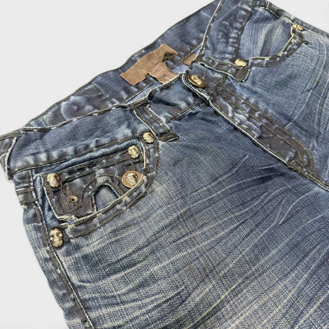 Laguna Beach Jean Co. Y2K Skull jeans  dark blue 34