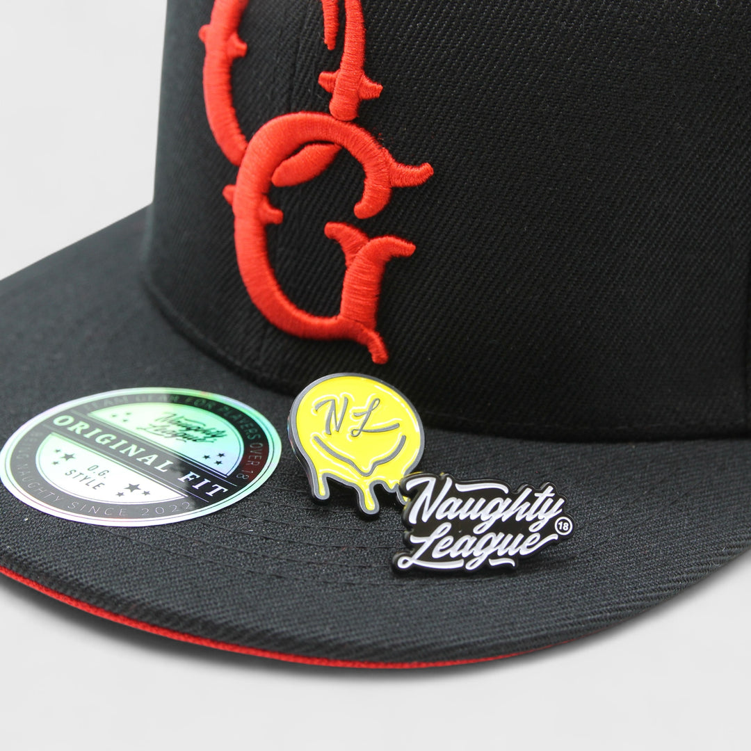 Naughty League South Central Original Gangsters fitted black/red - Shop-Tetuan