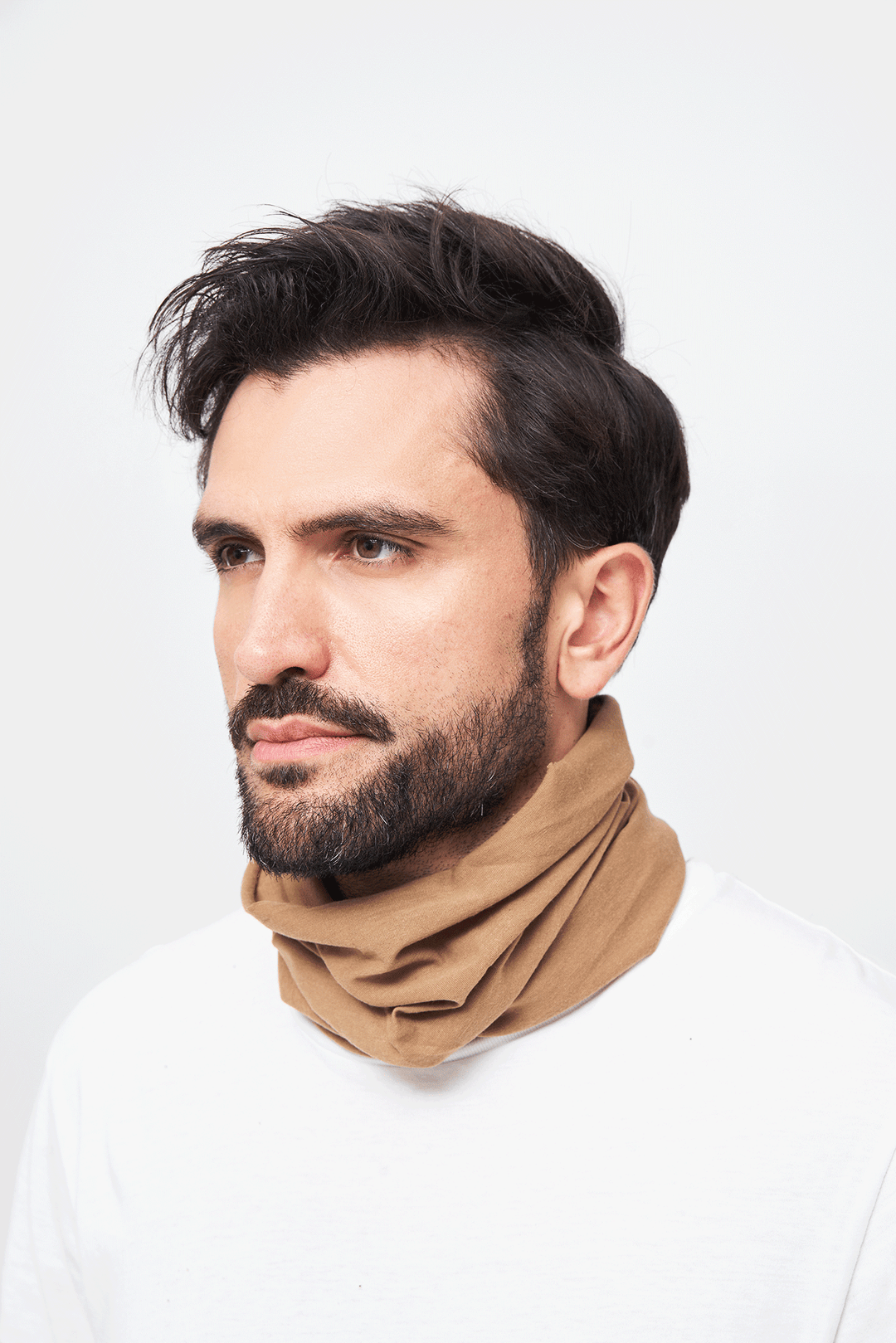 Brandit Multi Function Headgear Fleece camel