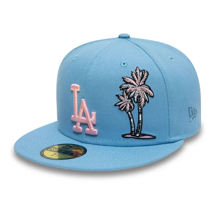 New Era Palm Taco 59Fifty LA Dodgers light blue