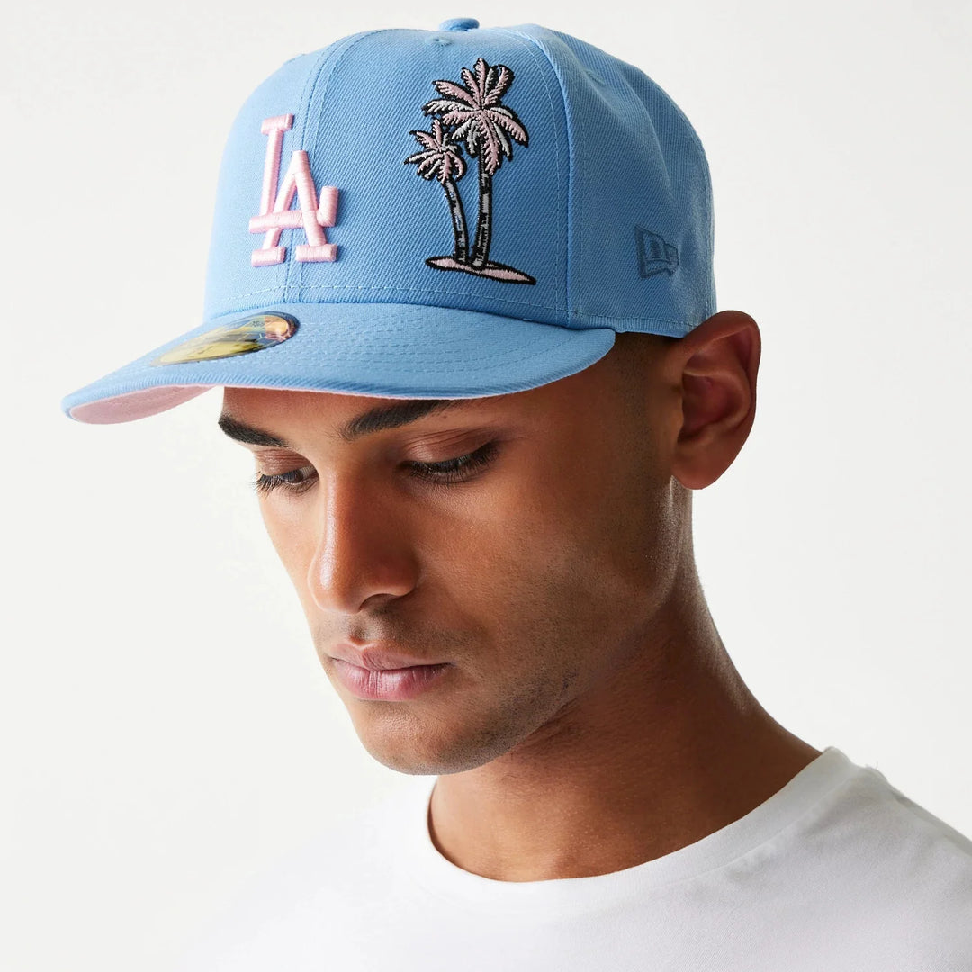 New Era Palm Taco 59Fifty LA Dodgers light blue