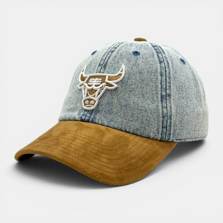 Mitchell &amp; Ness NBA Den Suede Strapback HWC C Bulls blue