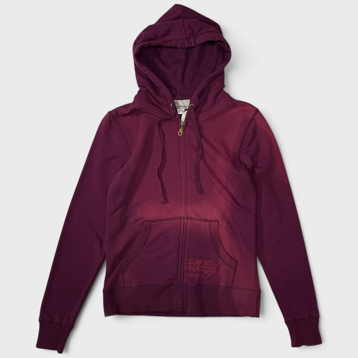 Ed Hardy Vintage Eternal Love burgundy S