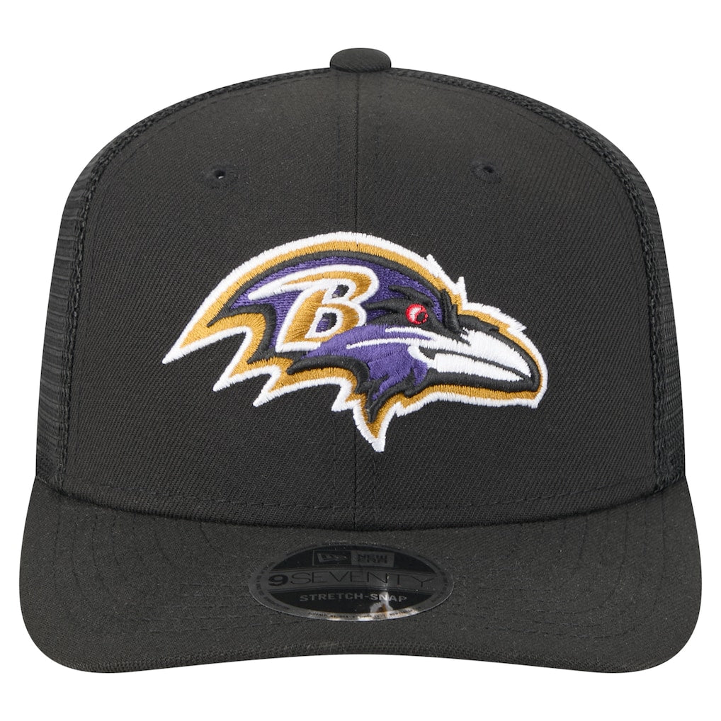 New Era Simple 9Seventy Stretch-Snap trucker B Ravens black - Shop-Tetuan