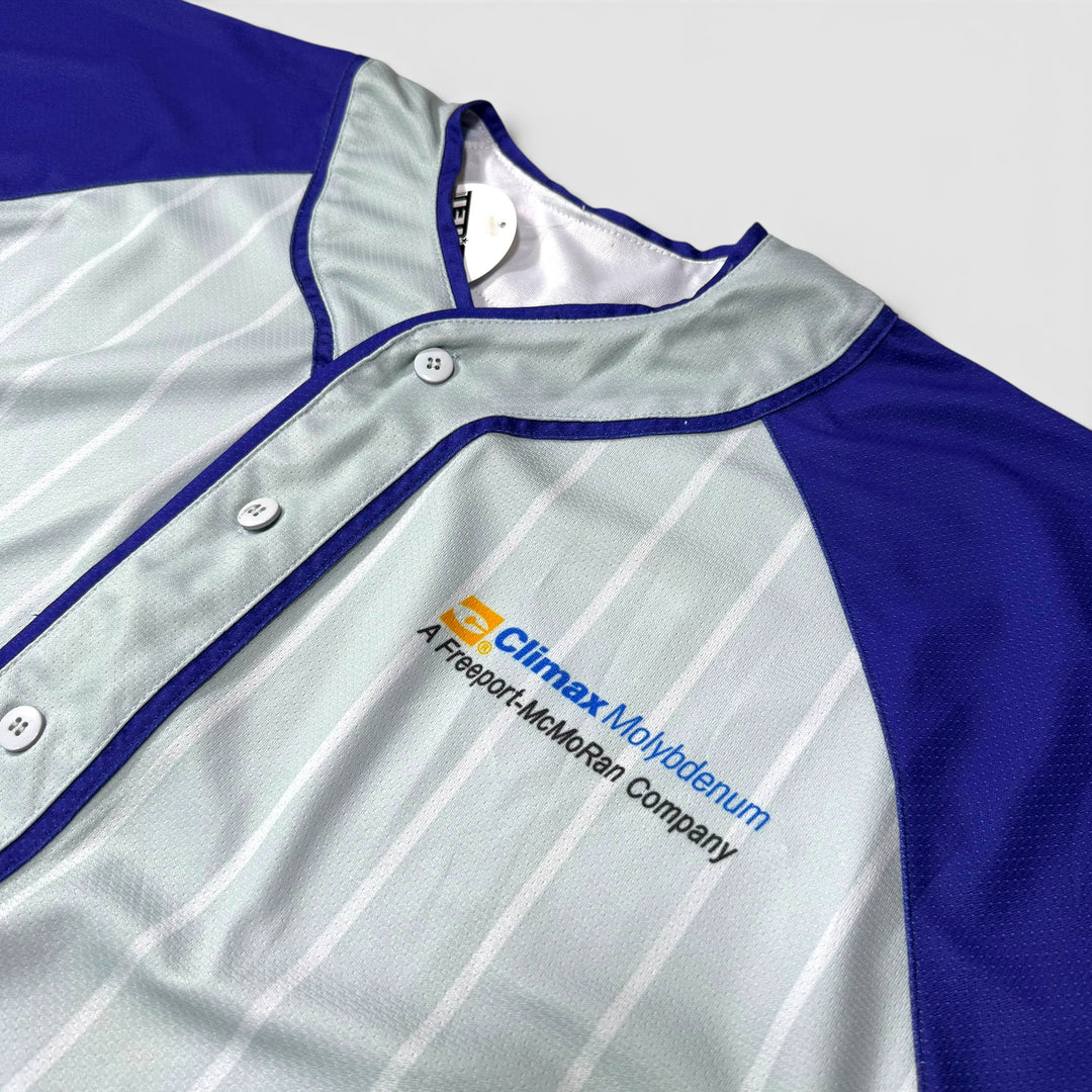 In Your Face Apparel Molybdenum Baseball Jersey grey/purple L