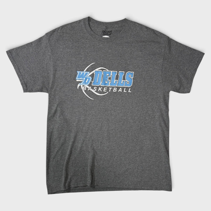 Gildan WD Delis Basketball tee grey L