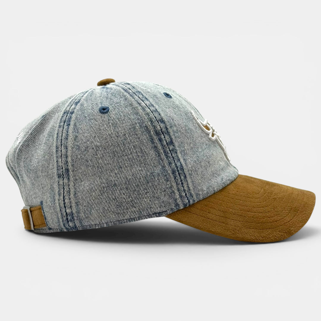 Mitchell &amp; Ness NBA Den Suede Strapback HWC C Bulls blue