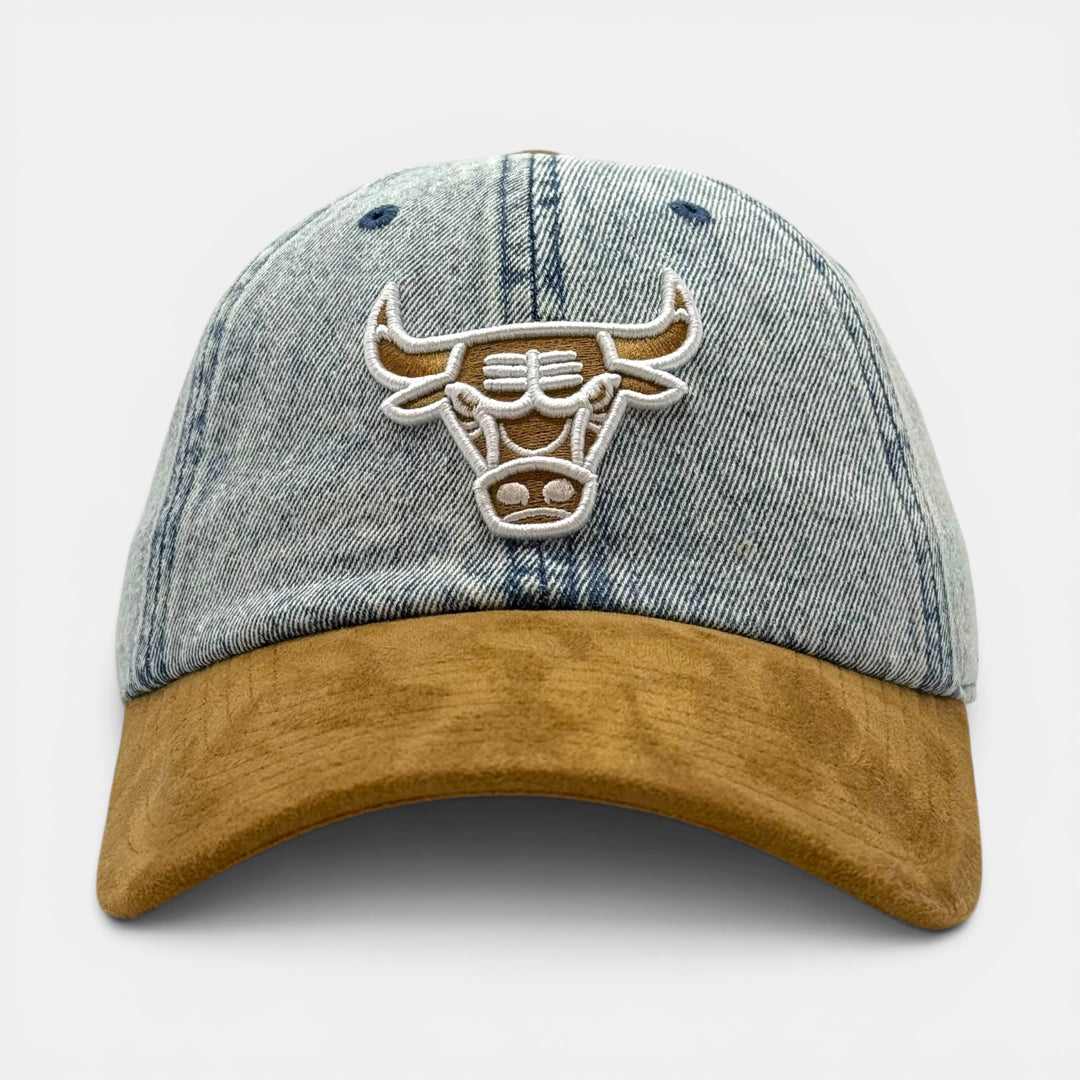 Mitchell &amp; Ness NBA Den Suede Strapback HWC C Bulls blue